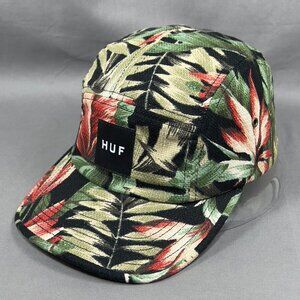 HUF Hawaiian Floral Strapback Clip Hat Cap Streetwear 5 panel Skateboard Mens